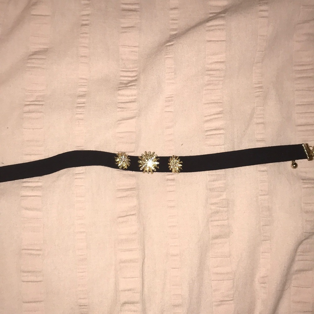Black & Gold star choker